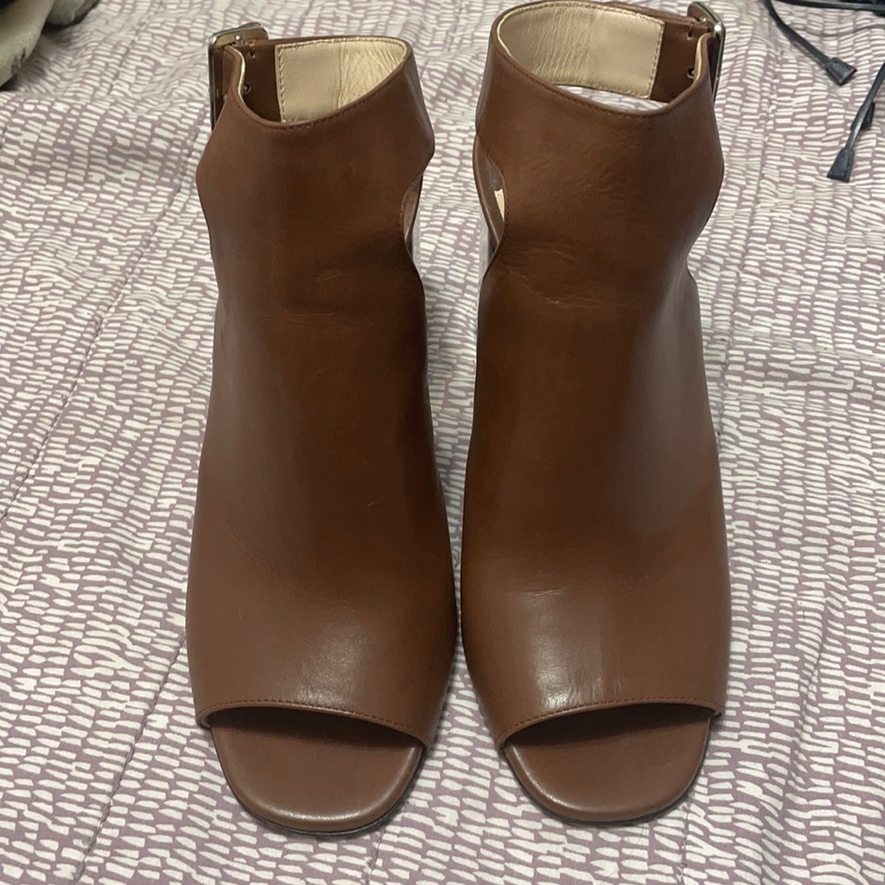 Prada Leather Ankle Strap Sandals